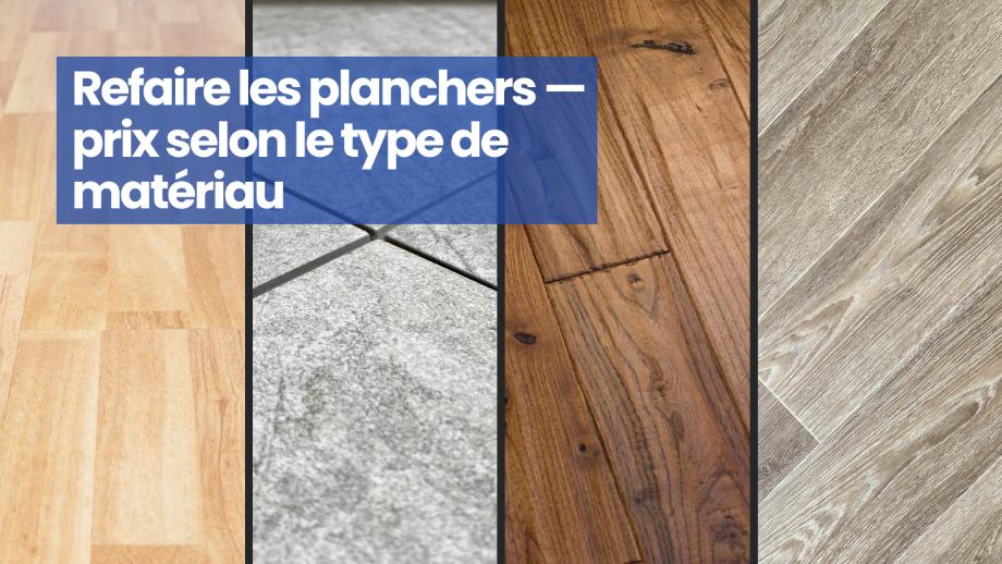 planchers matériau type